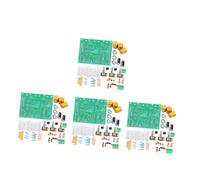 PartyKindom 4sets Amplifier Board Per Audio Stereo Kit Potenza Dual-channel Per Fai Te Assemblaggio Facile e Design Elegante Per Audio Altoparlanti Diy