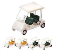 PartyKindom 5 Miniature Golf Cart per Micro Paesaggio Giocattoli Educativi per Diy Colorati per Sviluppo Cognitivo e Interazione per Scuola e Colore Casuale