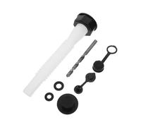 PartyKindom 5 Set Kit Ugelli Tanica Carburante con Cappuccio Nero Perdite Tubo Flessibile Resistente Al Calore Sostituzione Beccuccio Serbatoio Gas per Campeggio