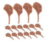 PartyKindom 50 Miniature Fake Beef Steak Model Realistic Simulation Meat Display For Photography Dollhouse Accessories Market Decoration