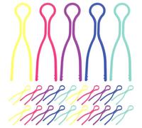 PartyKindom 50 Pezzi Clip Porta Rocchetto in Plastico Colorate per Macchina da Cucire, Facili da Usare e Resistenti, per Fissare Bobine e Prevenire la Caduta del Filo Colore Colore Casuale