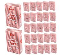 PartyKindom 50 pezzi Scatole per Snack Popcorn Contenitori Riutilizzabili per Feste e Speciali per Cinema Compleanni e Decorazioni Facili da Trasportare e Resistenti