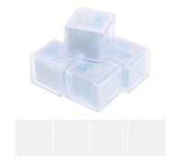 PartyKindom 500 Pezzi Coprivetrini per Microscopio in Vetro Trasparente 20x20mm Resistenti per Laboratori e Istituzioni Educative