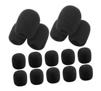 PartyKindom 50Pezzi Copertura per Microfono Antivento Protezione per Amplificatori e Auricolari Design Leggero e Pratico per Eventi e Spettacoli