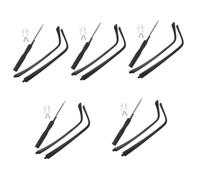 PartyKindom 5sets Stanghette Per Occhiali Ricambi Antiscivolo Materiale Selezionato Design Confortevole e Resistente Compatibili Con Occhiali Da Sole e Ottici Opaco