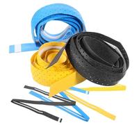 PartyKindom 6 Grip Antiscivolo per Manici Racchette Elastici Traspiranti Assorbenti per Tennis Badminton Baseball Perforato Multisport per Controllo e Protezione