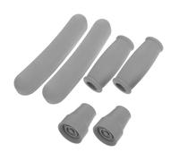 PartyKindom 6 Pezzi Accessori Stampella Per Ascelle Stampelle Sotto Le Ascelle Accessori Per Tappetini Da Passeggio Cuscinetti Per Stampelle Coperture Per Stampelle Gomma Da Cancellare Grey