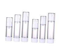 PartyKindom 6 pezzi Bottiglie Spray e Lozione Vuote per Cosmetici Materiale Resistente e Antisgocciolamento Design Compatto e per Viaggi Capacità Mista