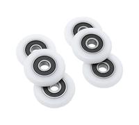 PartyKindom 6 pezzi Rulli per Porta Scorrevole Doccia Ruote per Box Doccia e Cabine Massage Sostituzione Resistente per Guida Accessori per Bagno