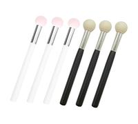 PartyKindom 6 pezzi Spugne per con Fungo Makeup per Donne per Fondotinta e Correttore Facili Usare e Riutilizzabili Colori Rosa e Bianco