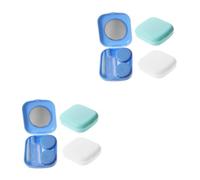 PartyKindom 6 Set Custodia Colorata Kit Porta Occhiali - Kit Squisito - Supporto Organizer Per Occhi Custodia Da Viaggio Pp Piccola Scatola Portaoggetti Portatile Miss