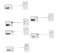 PartyKindom 6 Set Serratura a combinazione a ruote lucchetto per lucchetto serrature per bambini a prova di bambino blocco della password forno