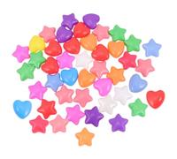 PartyKindom 60 Pezzi Love Ball Planet a cinque punte palline a forma di cuore forme fossa palle piscina palline cuori e stelle con pozzo della palla palline di stelle e palline cardiache
