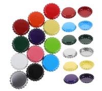 PartyKindom 60 pezzi Tappi Colorati in per Decorazione Murale e DIY Colori Materiali Resistenti per Progetti Creativi e Puzzle