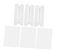 PartyKindom 6pezzi Cartoncini Rigidi per Graduazione Colore Diamanti Strumento Pieghevole per Confronto Colore Gioielli Cartoncini per Valutazione Pietre Preziose Precisi e Resistenti