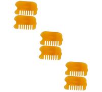 PartyKindom 6pezzi Pettine Massaggiante Multifunzionale Per Scraping Guasha Combina Relax Muscolare e Stimolazione Del Capelluto Per Casa e Viaggio Design Compatto e Leggero