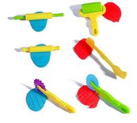 PartyKindom 6Pezzi Portatile Fai da Te per Argilla e Plastilina Creativo per Strumento Artigianale per Sviluppare Abilità Pratiche e creatività
