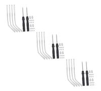 PartyKindom 6sets Braccia Per Occhiali Metallo Antiallergico Parti Di Ricambio Per Montature Design Antiscivolo e Comfort Ottimale