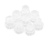 PartyKindom 8 mini testine di ricambio per macchina facciale con ossigeno e acqua, anelli in silicone di cristallo, accessori per la pulizia della pelle per la cura profonda dei pori e dispositivi di