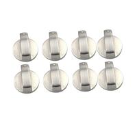 PartyKindom 8pezzi Manopole Regolabili Per Fornelli Gas Metallo Pulsante Accensione off Per Bruciatore Compatibile Con Aperture Da Facile Installazione e Utilizzo Design Elegante Per Ogni