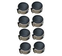 PartyKindom 8pezzi Manopole Regolabili Per Piano Cottura Gas Lega Di Zinco Pulsante Sturdy Per Accensione e Spegnimento Accessorio Per Cucina Design