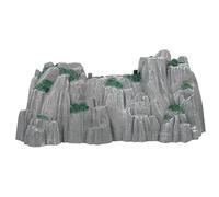 PartyKindom Accessori per il giardino roccioso riproduzione del della caverna galleria ferroviaria grotta tunnel per il treno tunnel ferroviario accessorio del treno plastica