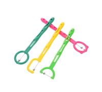 PartyKindom Allenatore in ABS e Acciaio Inossidabile per Esercizio Terapeutico e Potenziamento della Funzione Orale 4 Pezzi Portatile per Muscoli della Lingua per Bambini e Donne