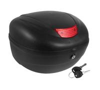 PartyKindom Baule Posteriore Moto in Plastica e Antisfregamento Contenitore Riflettente Per Scooter e Moto Montaggio Facile Con Riflessi Notturni Per Maggiore Sicurezza
