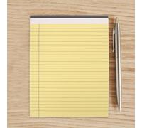 PartyKindom Blocchi Note Formato Legale 20,3x28 Cm, 10 Pezzi da 30 Pagine Perforate a Righe Fronte-retro, Quaderno del Piano Giornaliero per Ufficio, Scuola e Gestione Attività Quotidiane