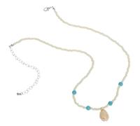 PartyKindom Bohemien Donna Conchiglie Naturali Bianco in Lega per Quotidiano e Serate tra Amiche