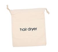 PartyKindom Borsa Coulisse per Asciugacapelli e Organizer da Viaggio in Tela, Custodia Porta Phon Grande Capacità per Casa, Hotel e Dormitori, Contenitore Pratico per Accessori Personali