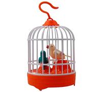 PartyKindom Cage Per Uccelli Controllata Dalla Voce Gabbia Pappagallo Giocattoli Per Uccelli Giocattolo Da Corsa Per Uccelli Plastica Colore Casuale