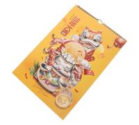 PartyKindom Calendario da Muro 2027 Minimalista Oro per Casa e Scuola | Carta e Ferro, Facile Visione dei Piani Annuali, Ampio Spazio di Scrittura, Tracciamento Abitudini