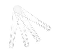 PartyKindom Calzascarpe Portatile in Plastica Trasparente, Set 4 Pezzi, Piccolo Corno Da Scarpe Leggero Per Bambini e Anziani, Per Viaggi e Protezione Della Forma Delle Scarpe