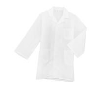 PartyKindom Camice da Laboratorio per Cotone Camice Bianco Sottile per Ragazzi e Ragazze Uniforme Cosplay Dottore Grande Comodo e Resistente