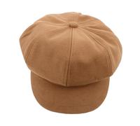 PartyKindom Cappello Basco da Ragazza Vintage Ottagonale Stile Newsboy Versatile per Tutte Le Stagioni Accessorio Moda Casual e Party