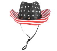 PartyKindom Cappello e Dimensione 56-60 Cm in Denim con Bandiera Americana, Design Unico Facile da Indossare, per Feste Nazionali e Patriottiche