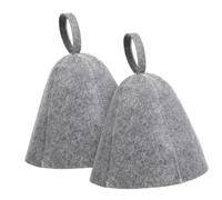 PartyKindom Cappello Sauna in Morbido 2 Pezzi Bagno Flessibile Protezione dal per Spa e Sauna Adatto a Donne