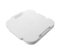 PartyKindom Carrello Portavasi in Plastica Bianco con Ruote, Modulo | Design Collegabile, Rotelle Silenziose Girevoli a 360°, Superficie Antiscivolo, per Uso Interno e Vialetti