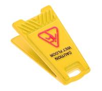 PartyKindom Casa Delle Bambole Cose in Miniatura Giocattolo Educativo Sulla Sicurezza Di Attenzione Pavimento Bagnato Topper Per Torta Accessori Per Giardini Fati Giallo Lega