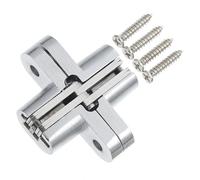 PartyKindom Cerniera Invisibile per Porta Gradi Regolabile in Lega di Zinco Nascosta per Armadio e Porta Battente Design Senza Tracce con Copertura Estetica Resistente e Facile da Installare