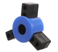 PartyKindom Connettore Per Asta Per Accessorio Per Asta Parte Inferiore Per Flebo Da Pavimento Materiale Abs e Metallo Facile Da Installare