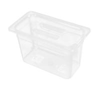 PartyKindom Contenitore Trasparente per Cucina Bacinella Versatile per Sous Vide Facile da e Resistente per Carne e Alimenti Design per Conservazione