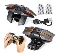 PartyKindom Controller Gioco Mobile Con Trigger Sensibili e Guanti Doppio Con Cavo Di Collegamento Compatibile Smartphone Ergonomico Per Sessioni Prolungate