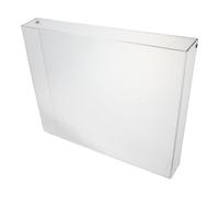 PartyKindom Coperchio antipolvere per giradischi in Acrilico, trasparente e rettangolare, protezione cristallina per stereo e componente audio, 16,2x13,2x2,4 pollici, per vinyl record player