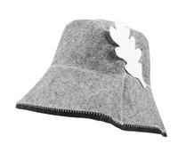 PartyKindom cuffia da doccia cappello per sauna Cappello sauna carino sudore cappello da sauna leggero spa portatile fornitura sauna comodo cappello da sauna cappello da bagno provato Grigio