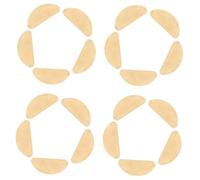 PartyKindom Cuscinetti Nasali Adesivi Per Occhiali Confezione Da 18 - Cuscinetti in Silicone Per Occhiali Morbidi E Confortevoli 1 Mm