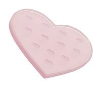 PartyKindom Cuscinetto in Vetro Per Ciglia Pallet Per Extension Ciglia Supporto Liscio e Sicuro Per Applicazione Guarnizione Resistente Per e Personale