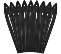 PartyKindom Custodia per Coltelli da Chef 20 Pezzi in Plastica Nera Resistente e Riutilizzabile per Protezione Lama per Cucina e Cassetti