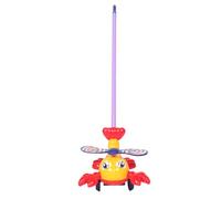 PartyKindom da Spingere e Tirare per Carrozzina Camminatore con Design Cartoon e Supporto Stabile per Sviluppo e Coordinazione ed Esterno Colore Casuale Colore Casuale
